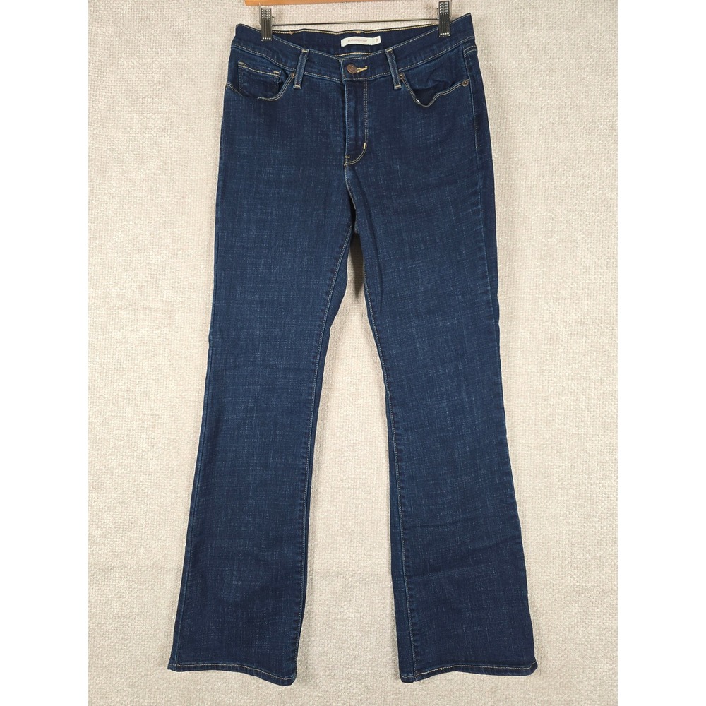 Levi Strauss Co Womens Classic Bootcut Jeans Dark Wash Blue Size 8 Waist 30 x 30